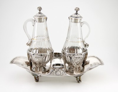 Huilier-vinaigrier d'époque Louis XVI - René-Pierre Ferrier, Paris 1781-1782