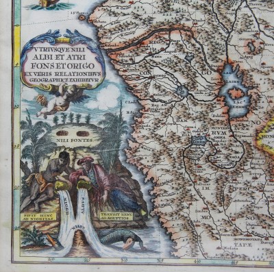 Heinrich SCHERER (1628-1704) - Atlas Novus, carte du sud de l'Afrique, ca 1703