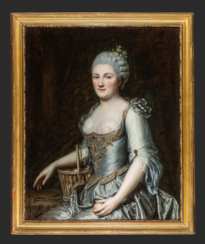 Jean-Jaques et Louise Aunant, vers 1765 - Ecole française, suiveur de François-Hubert Drouais