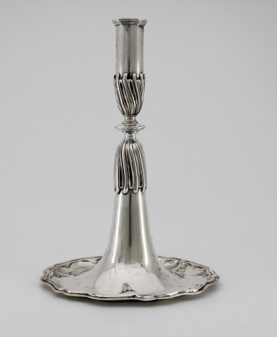 Paire de flambeaux trompette, 2e moitié du XVIIIe - Berne, Johann Jakob Dulliker (1731-1810)