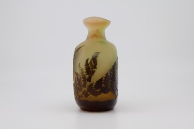 Emile GALLÉ (1846-1904) - Vase gourde fougères, vers 1900