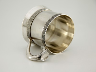 Porte-verre en argent, Saint-Pétersbourg - Frères Grachev, vers 1900 — Frise de palmettes