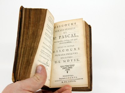 Les Pensées de Pascal - Edition Fricx de 1679