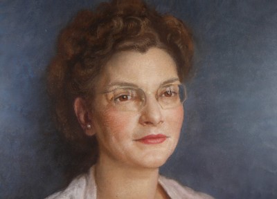 François de RIBAUPIERRE (1886-1981) - Portrait de femme, pastel, 1949