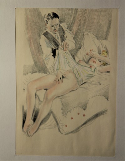 IDYLLE PRINTANIÈRE - Erotica - Feodor Rojankowski (1891-1970)