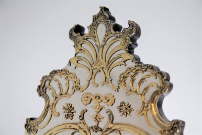 Grand miroir de toilette en argent & vermeil - Jacobes J. Oosterbaan, Londres 1878