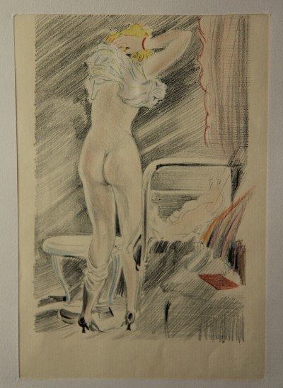 IDYLLE PRINTANIÈRE - Erotica - Feodor Rojankowski (1891-1970)