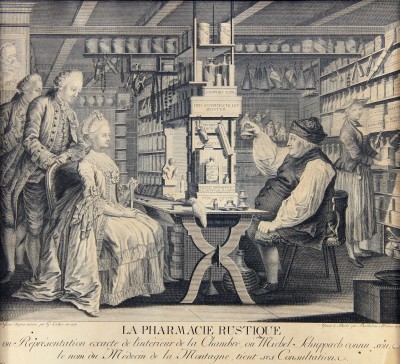 La Pharmacie Rustique, 1774-1775 - Gottfried Locher (1735-1795) & Bartholomaüs Hübner (1727-1795)