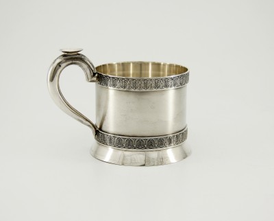 Porte-verre en argent, Saint-Pétersbourg - Frères Grachev, vers 1900 — Frise de palmettes