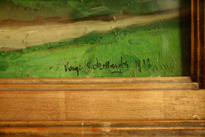 Virgi Cokelberghs (1893-1967) - Huile sur panneau