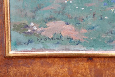 Hans WIDMER (1872-1925) - La bergère, 1905